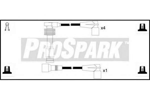 STANDARD OES649 Ignition Cable Kit